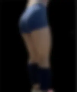 Awesome fit ass in spandex shorts and muscly legs creepshots