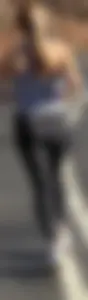 Tight asses in yoga pants, including VPL on one