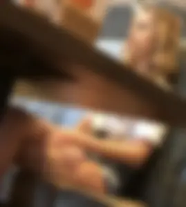 Sexy cowgirls in jean shorts sharing a meal (bonus waitress)