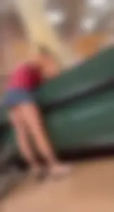 Cheeky Gilf in grocery store