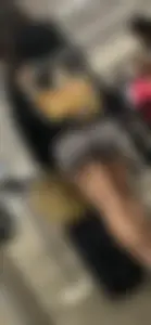Amazing tight shorts ride way up