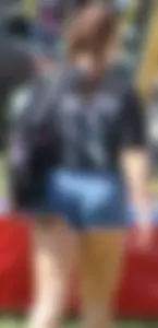Amazing Ass In Denim Shorts