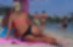 Milf in thong bikinis