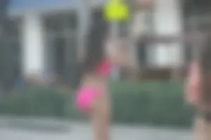 Sexy Florida beach bikini girls, some topless