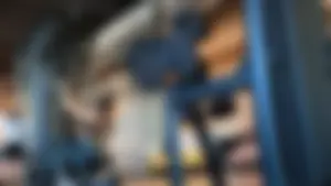 Sexy Short Gym Girl Jumping and Stratching her Ass to Use the Machine (OC and GIF)