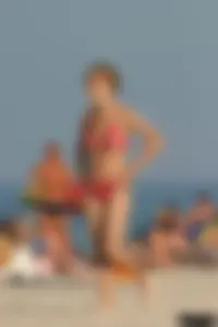 Beach voyeur girls in bikinis, thongs and topless