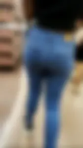 Hot Big Ass in Blue Jeans at a Supermarket Creepshots Gallery
