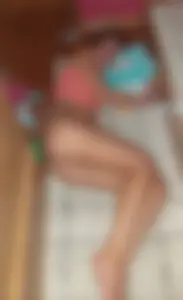 Cute teen in panties asleep on the floor