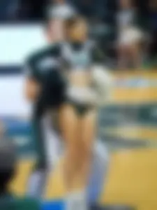 Candid cheerleaders