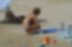 Sexy mature girls on Vilanova topless beach