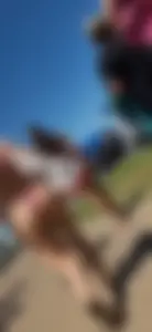 Petite beach ass