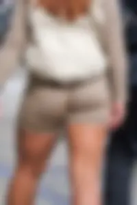 Excuse me miss, your big ass is eating your spandex shorts