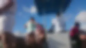 Girl with a nice ass in wet white bikini bottom