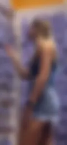 Nice legs and ass in Jean shorts blondie (OC)
