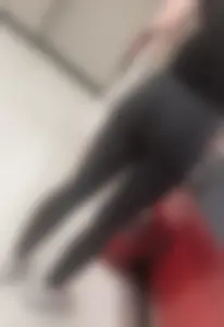 Pretty Blonde with nice ass bends in leggings: Summer Series