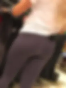 Dick's sexy employees in leggings with nice asses