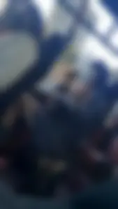 Nice masked girl in a dress and pantyhose sitting in a public bus creepshots