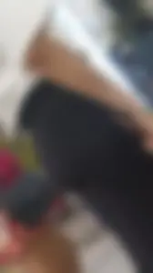 Latina Beautiful butt in tight black leggings [OC]