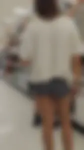 Pink and grey shorts