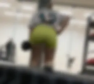 Pawg yellow gymshark shorts rdl bendovers Dolphins fan