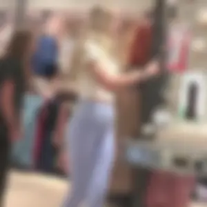 Awesome Hot Blonde in Yoga Pants at the Store Creepshot