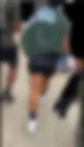 Bubble butt in legging shorts