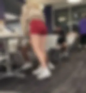 Hot Red Booty shorts