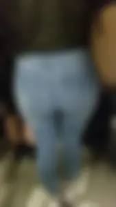 Cute little ass at the train station with a VPL