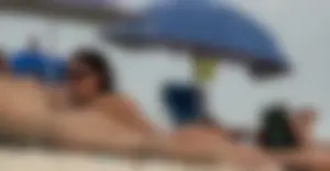 Nude beach and topless girls