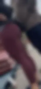 Sexy ball busting purple bubble butt