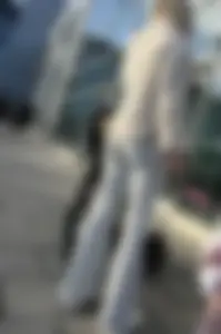 Milf with very visible VPL