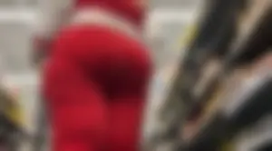 Fat Ass Latina Milf In Red Sweatpants (BBW, Upshots)