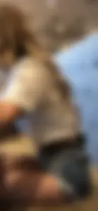 Sexy cowgirls in jean shorts sharing a meal (bonus waitress)