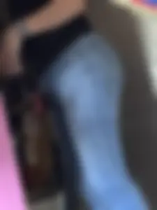 Hot milf in blue tight jeans closeup creepshots, hot ass