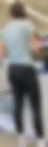 Leggings with VPL at the queue