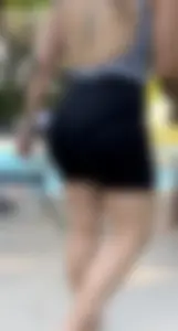 Latina at community Swimming Pool