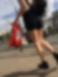 Hot Ginger In Shorts With Hot Legs in a Public Bus and on a Crosswalk Creepshots Gallery