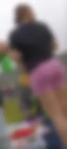 Big booty in pink spandex at concert (OC)