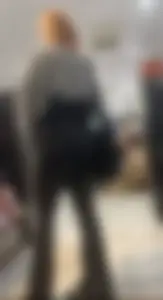Nerdy Red Headed girl had sexy curves