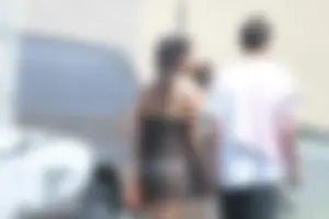 Sexy Florida girl showing her white thong bikini under see through dress