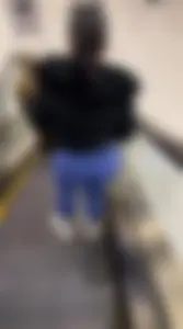 BBL IN A TIGHT BLUE LEGGINGS (NON-OC)
