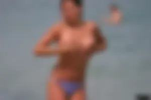 Beach voyeur girls in bikinis, thongs and topless