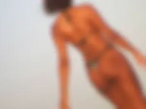 Sexy morena babe in thong bikini with a great ass