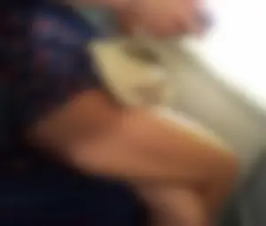 Girl on the train with sexy legs upskirted to show her ass cheeks