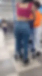 Milf nice ass in jeans