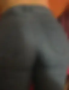 Perfectly Sexy Butt in Tight Jeans Closeup Creepshot