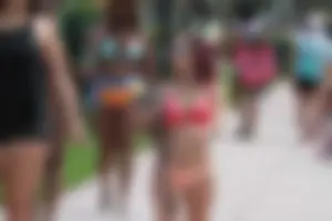 Beach and bikini girls