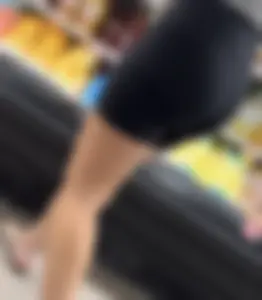 Yoga pose milf in leggings
