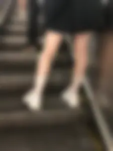 Cute Candid Teen With Red Hair in a Skirt Subway Creepshots Gallery