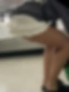 Beautiful blonde girl in white shorts show me her butt cheeks  (OC)